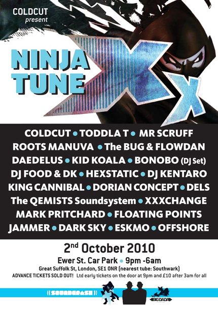 Ninja Tune XX London Ewer Street. Posted on 03/10/2010 Ninja Tune XX London Ewer Street. Posted on 03/10/2010